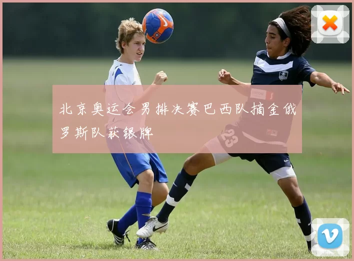 北京奥运会男排决赛巴西队摘金俄罗斯队获银牌